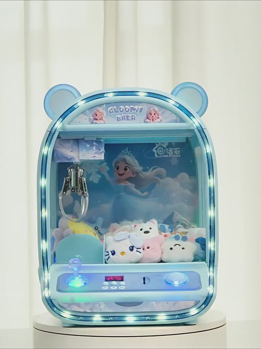 Home Arcade Claw Machine  LED Electric Prize Catcher for Parties & Kids