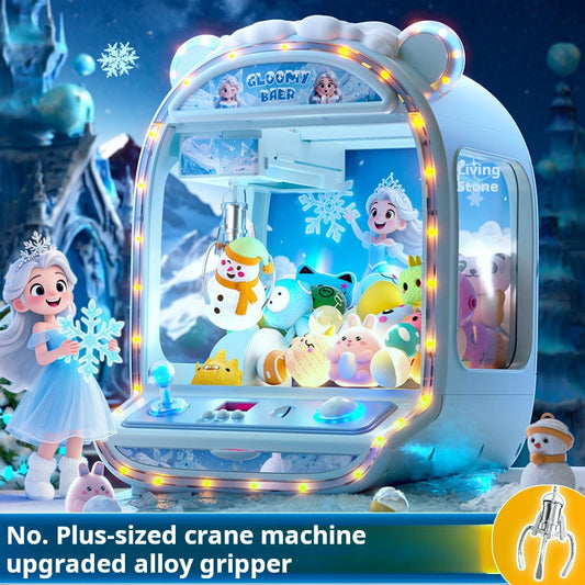 Home Arcade Claw Machine  LED Electric Prize Catcher for Parties & Kids